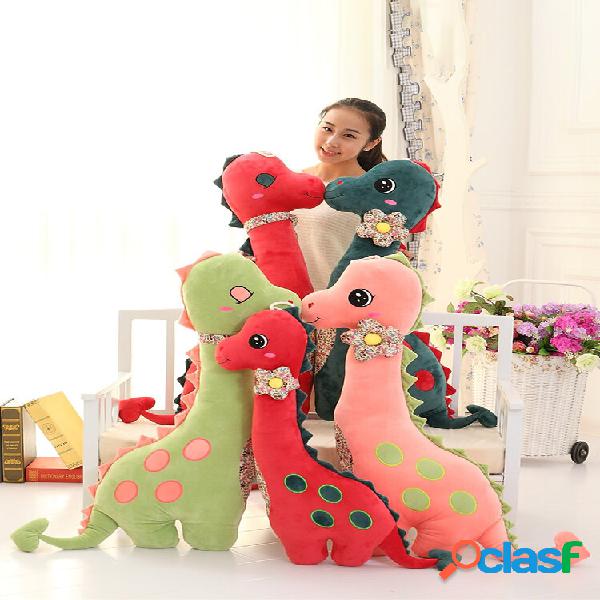 80/100cm Cozy Plush Brachiosaurus Dinosaur Pillow Soft