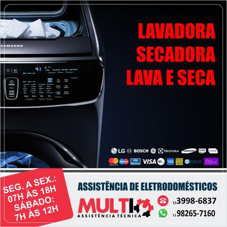 Assistência para lava e seca nacionais e importados