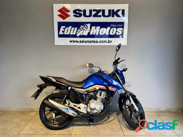 HONDA CG 160 TITAN AZUL 2019 160 GASOLINA