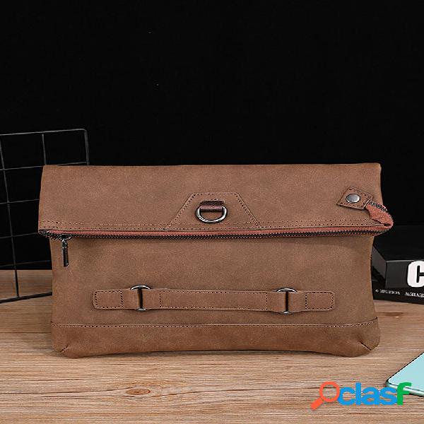Menico Men Artificial Leather Vintage Large Capacity