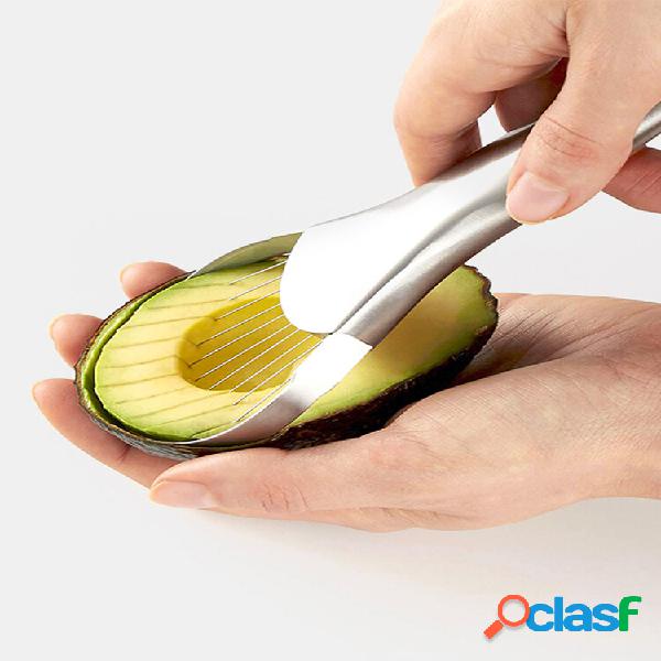 Multifunctional 2 In 1 Avocado Cutter Slicer Peeler Scoop