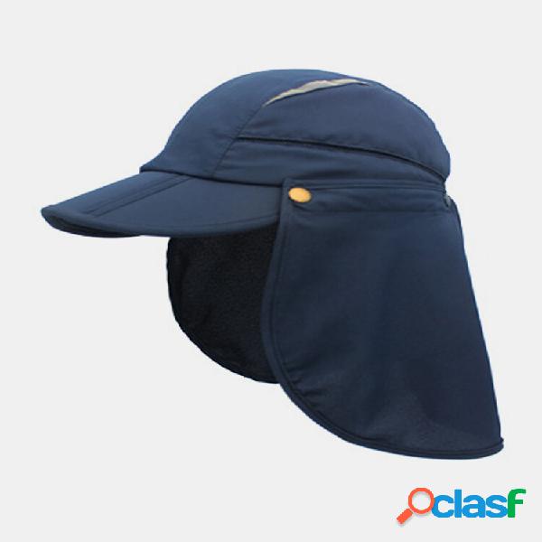 Unisex Dual-use Wide Brim Summer Sunshade Neck UV Protection