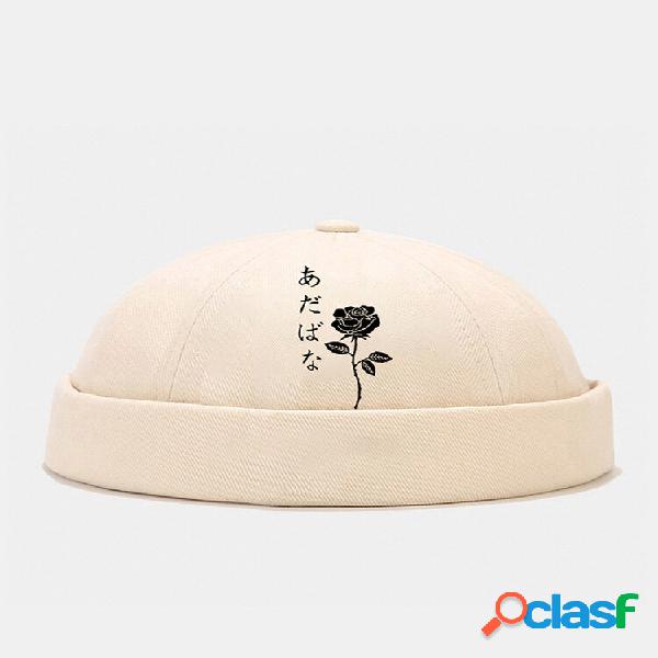 Unisex Polyester Cotton Rose Japanese Pattern Print