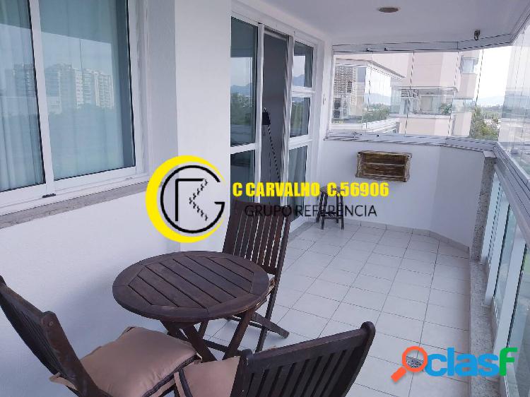 Apartamento Recreio dos Bandeirantes 3 quartos MOBILIADO-