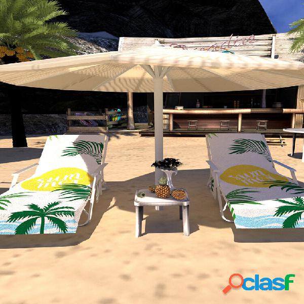 Quick Drying Beach Towel Chair Cover Microfiber Chaise