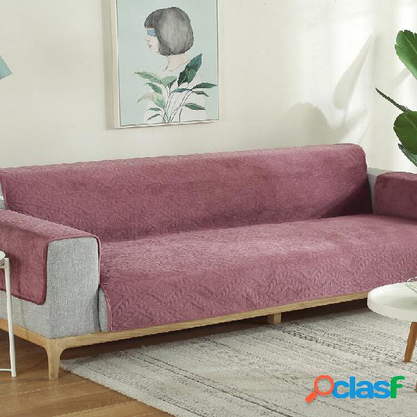 1/2/3 Seat Waterproof Couch Long Sofa Protector Reversible
