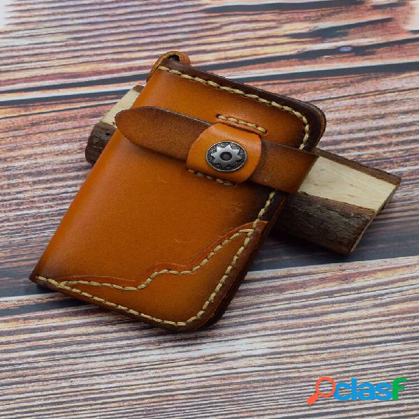 Menico Men Genuine Leather Vintage Portable Key Bag