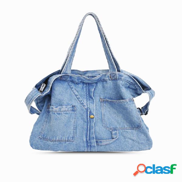 Menico Women's Oxford Cloth Lazy Style Messenger Bag
