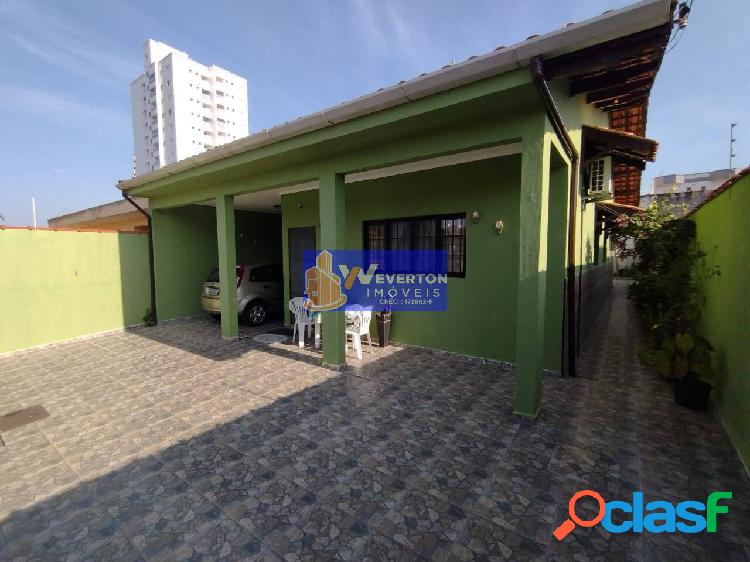 Casa 3dormitórios com edícula em Mongaguá na Weverton