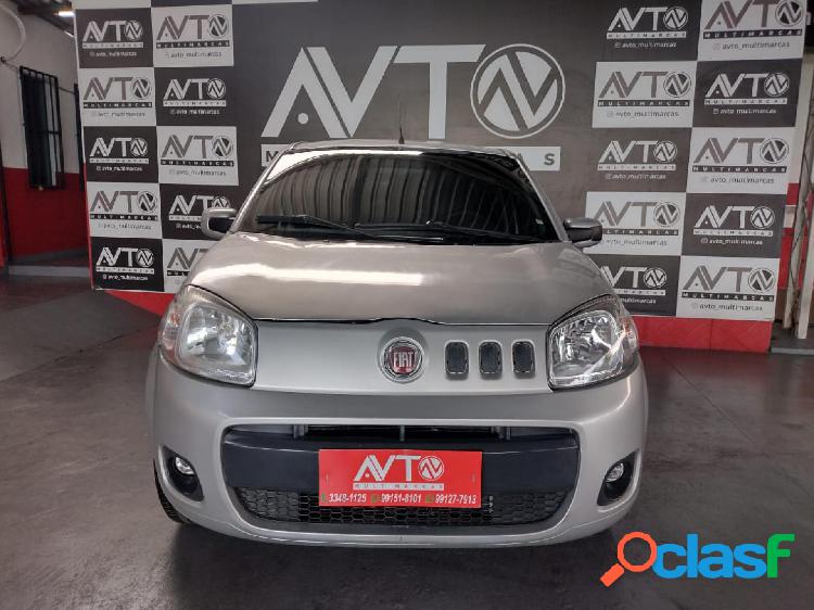 FIAT UNO VIVACERUA 1.0 EVO FIRE FLEX 8V 5P PRATA 2012 1.0