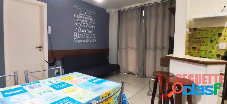 Flat com lazer completo na Riviera de São Lourenço - mod