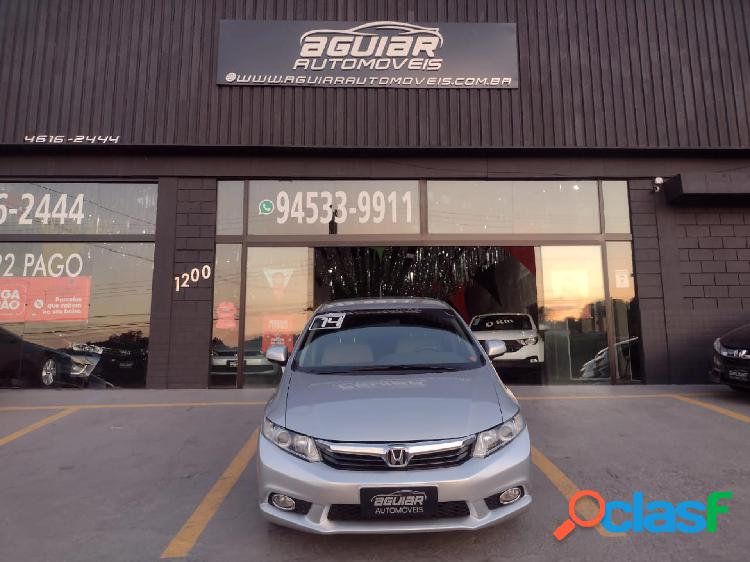 HONDA CIVIC SEDAN LXR 2.0 FLEXONE 16V AUT. 4P PRATA 2014 2.0