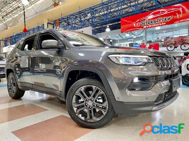 JEEP COMPASS T270 80 ANOS 1.3 TB 4X2 FLEX AUT CINZA 2022 1.3