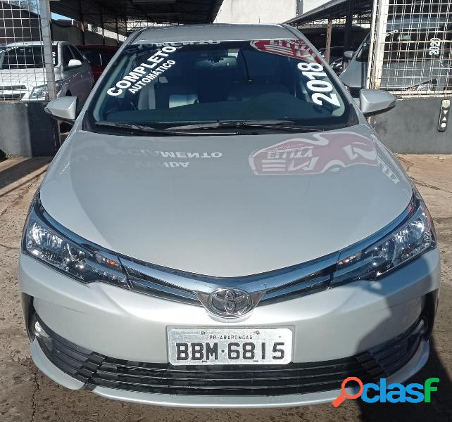 TOYOTA COROLLA XEI 2.0 FLEX 16V AUT. PRATA 2018 2.0 FLEX