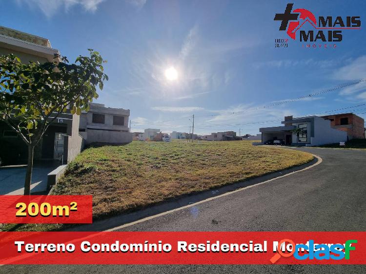 Terreno no Condomínio Residencial Monterrey 200m² Monte