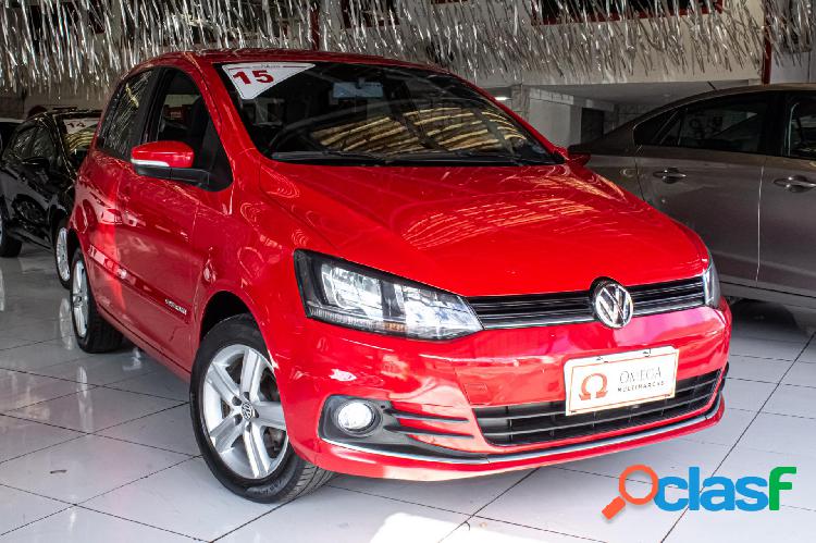 VOLKSWAGEN FOX COMFORTLINE 1.0 FLEX 8V 5P VERMELHO 2015 1.0