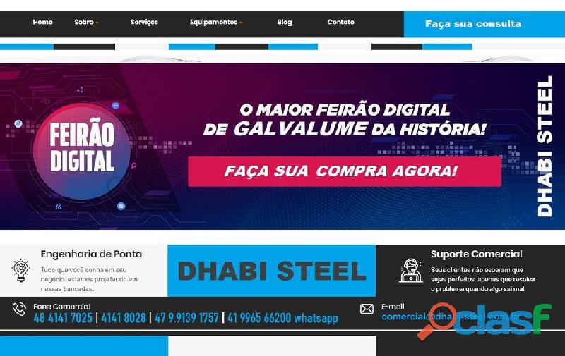 Dhabi Steel a maior plataforma digital para negociador