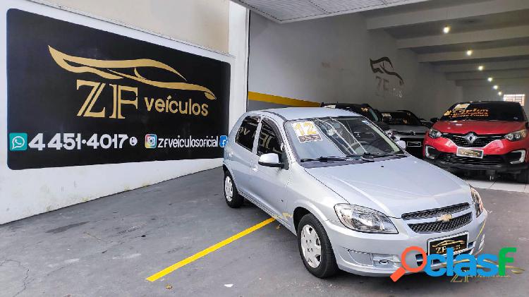 CHEVROLET CELTA SPIRIT LT 1.0 MPFI 8V FLEXP. 5P PRATA 2012