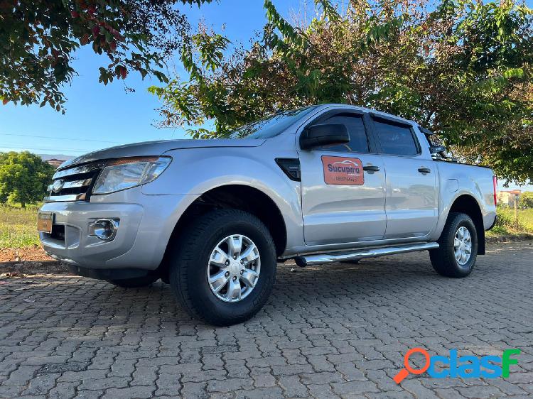 FORD RANGER XLS 2.5 16V 4X2 CD FLEX PRATA 2013 2.5 FLEX