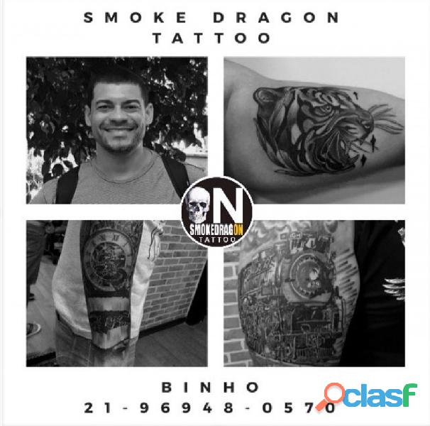 tatuagem e piercing rio de janeiro centro smoke dragon