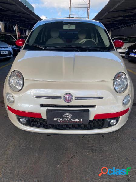 FIAT 500 CULT 1.4 FLEX 8V EVO DUALOGIC BRANCO 2013 1.4 FLEX