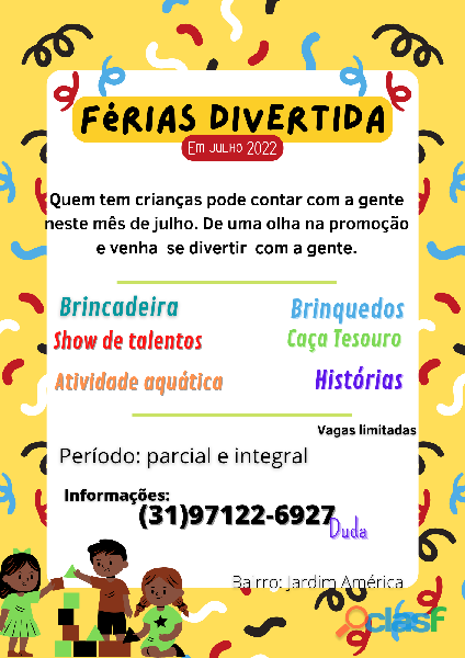 Férias divertida