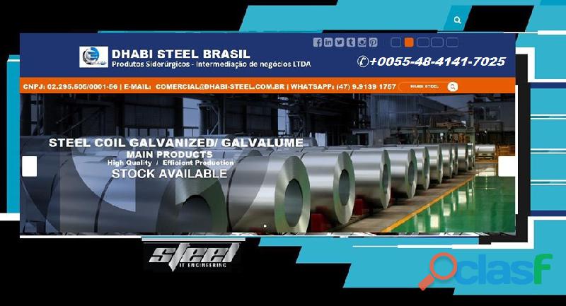 27 Dhabi Steel a força do aço no Brasil e trade com
