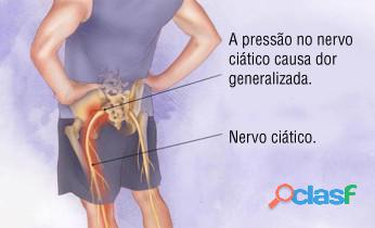 Dor no nervo ciático Massagem Centro São José SC