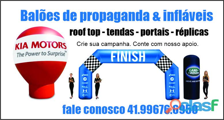 Balões de propaganda em CURITIBA inflaveis curitiba