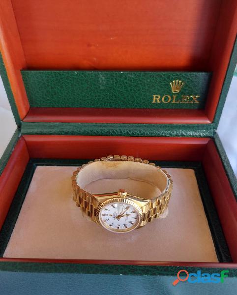Relógio marca rolex modelo presidente todo em ouro