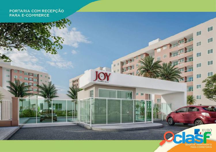 Apartamento para venda No Joy possui 56m² com 2/4 Suíte e