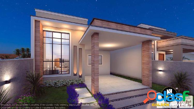 CASA ALTO PADRÃO COM 01 SUÍTE + 02 DORMITÓRIOS NO
