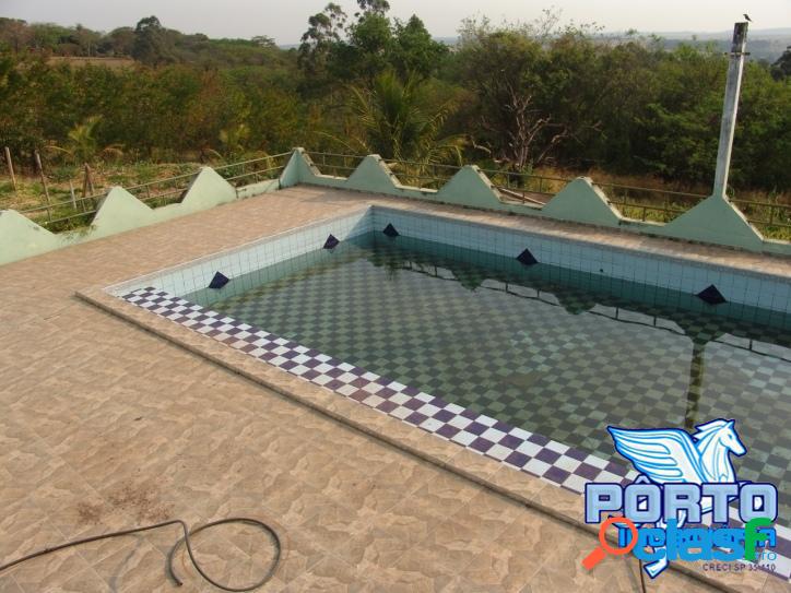 CHÁCARA COM 3 ALQUEIRES, 4 SUITES E RIACHO