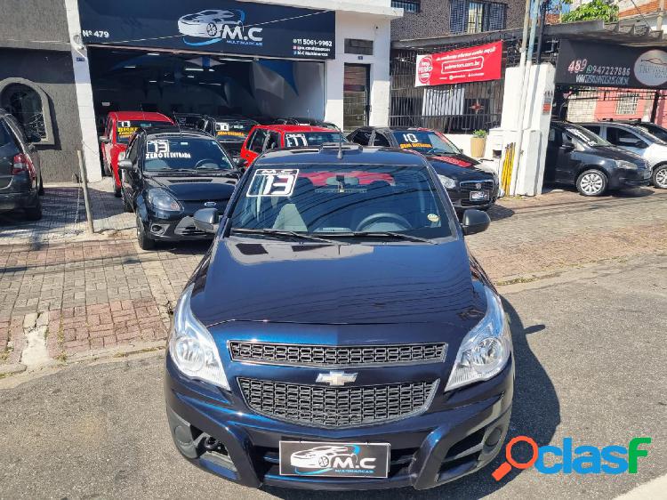 CHEVROLET MONTANA LS 1.4 ECONOFLEX 8V 2P AZUL 2013 1.4