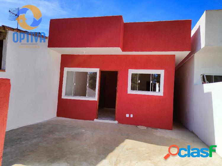 Casa 2 quartos (1suíte) 70m² - R$285 mil- B. das Conchas,