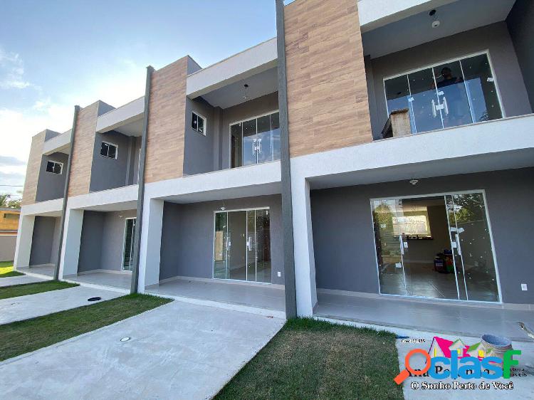 Casa Duplex Linda, 75m2, com 2 Suítes em Itaipuaçu!