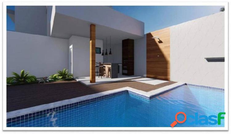 Casa em condomínio a venda 127m² com varanda 4 suítes em