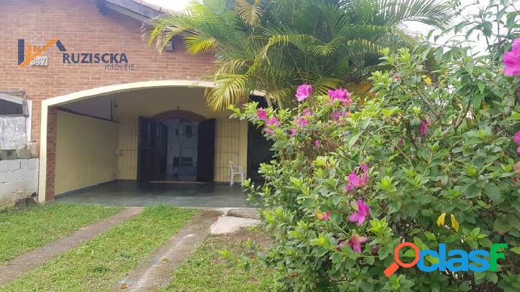 Casa lado praia a venda em Itanhaém a 400m do mar