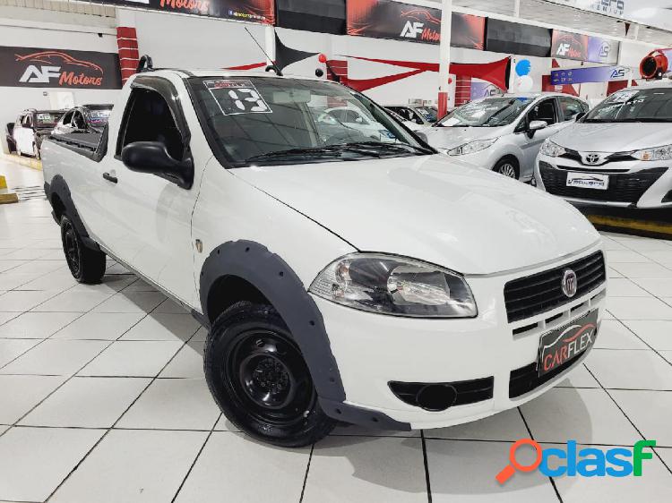 FIAT STRADA WORKING 1.4 MPI FIRE FLEX 8V CS BRANCO 2013 1.4