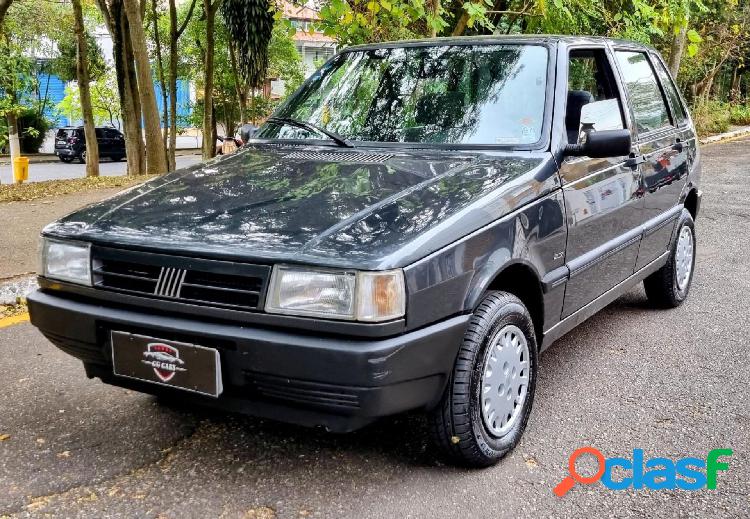 FIAT UNO MILLE 1.0 ELECTRONIC 4P CINZA 1995 1.0 GASOLINA