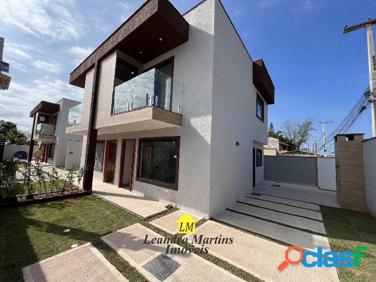 LINDÍSSIMAS CASAS DUPLEX COM 2 SUÍTES EM ITAIPUAÇU !! J.