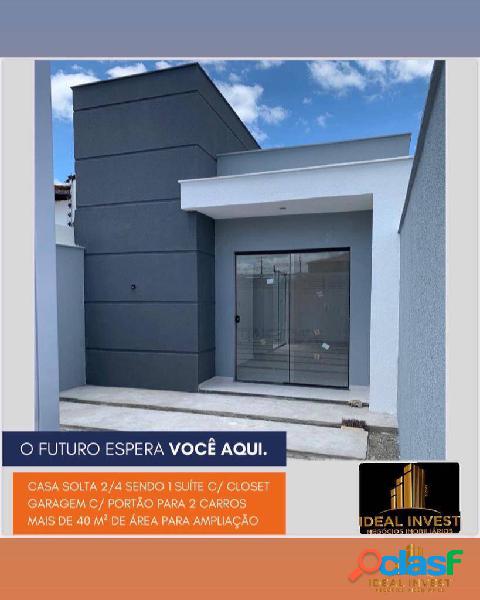 Oportunidade - Casa de 2/4 com uma suíte Master -