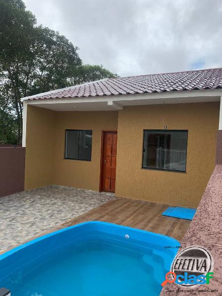 RESIDÊNCIA 58 M² - BALNEÁRIO GUACIARA - MATINHOS PR