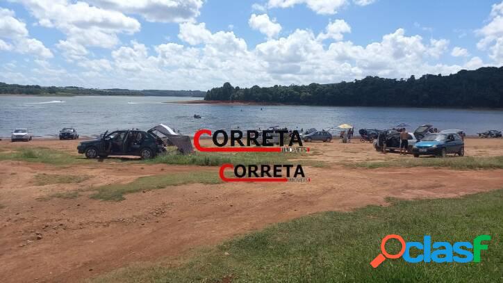 TERRENO PLANO DE 1000M² EM LOTEAMENTO COM ACESSO A REPRESA