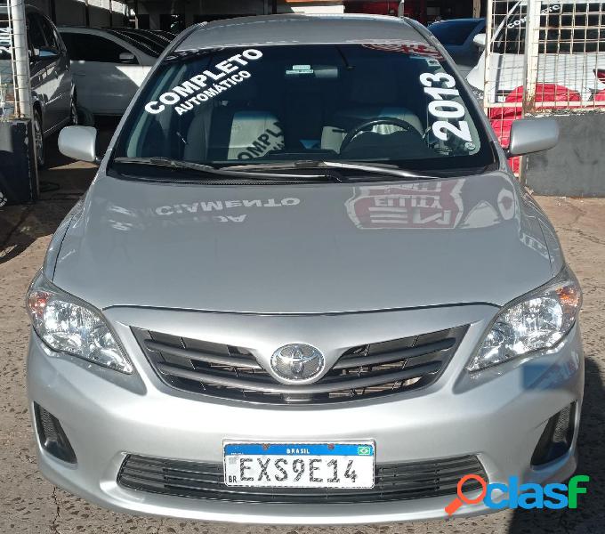TOYOTA COROLLA GLI 1.8 FLEX 16V AUT. PRATA 2013 1.8 FLEX