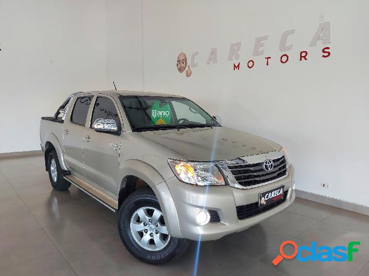 TOYOTA HILUX CD SRV 4X2 2.7 FLEX 16V AUT. BEGE 2015 2.7 FLEX