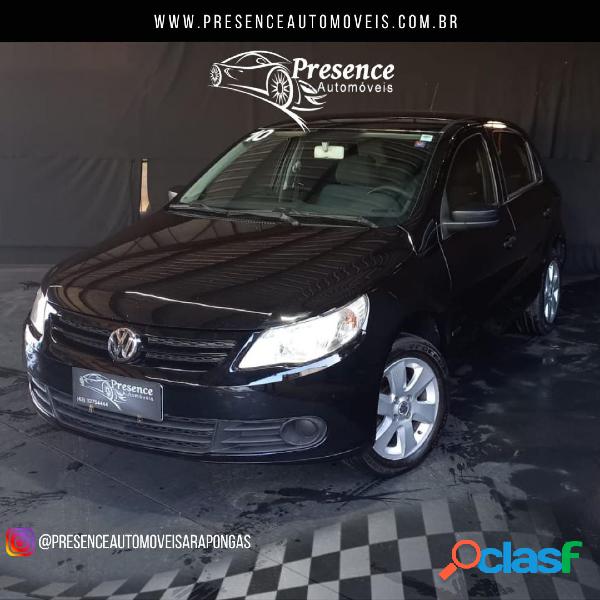 VOLKSWAGEN GOL (NOVO) 1.0 MI TOTAL FLEX 8V 4P PRETO 2010 1.0