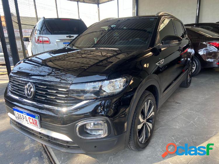 VOLKSWAGEN T-CROSS HIGHLINE 1.4 TSI FLEX 16V 5P AUT PRETO