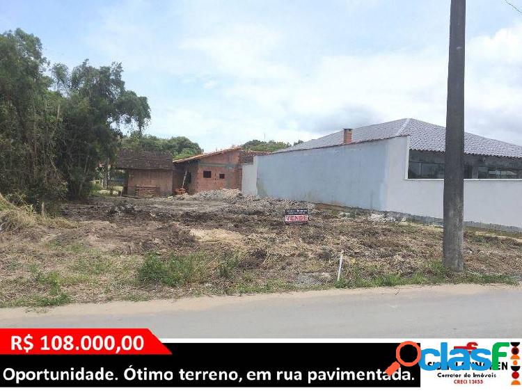 Ótima opção de terreno, em Bal. Barra do Sul - SC.