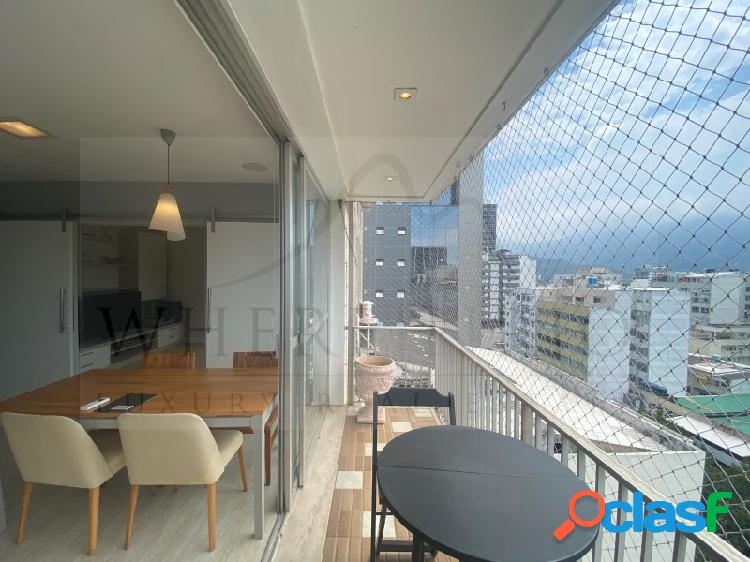 Apartamento de 2 quartos com varanda para aluguel em Ipanema